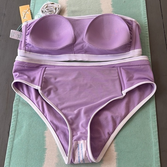 Kona Sol Terry Cloth Bikini Top & Bottom‎ - Picture 5 of 12